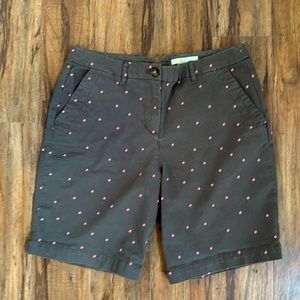 Boden Polka Dot Bermuda Shorts
